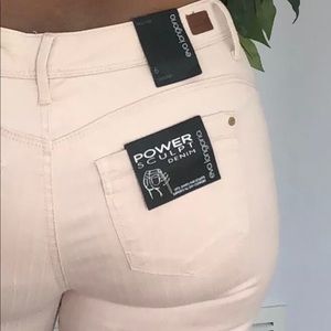 New EVA LONGORIA Petal Pink Slim Ankle Skinny Pant